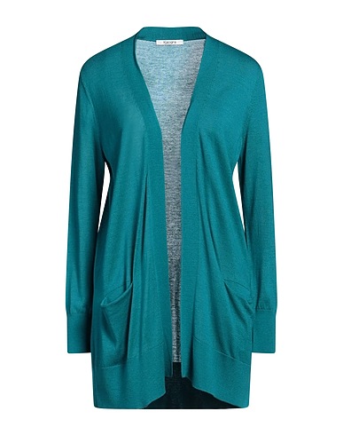 KANGRA Cardigan Deep teal 85% Silk, 15% Cashmere