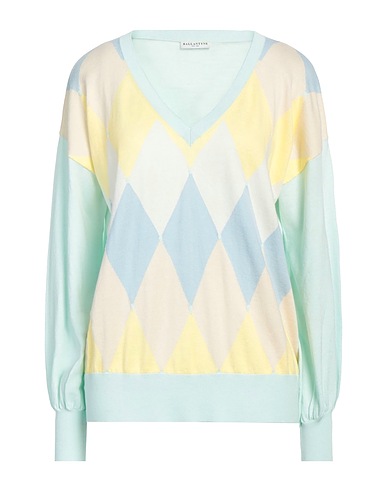 BALLANTYNE Pullover Verde 85% Cotone, 15% Cachemire