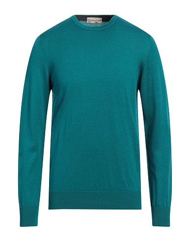 CASHMERE COMPANY Sweater Deep teal 40% Wool, 30% Cashmere, 15% Silk, 15% Nylon