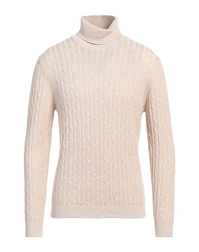 BELLWOOD Polo neck Beige 45% Cotton, 45% Wool, 10% Cashmere