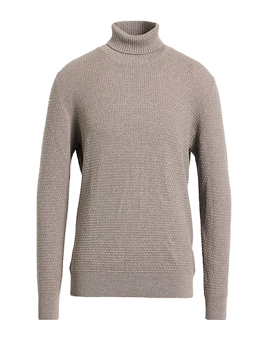 TAGLIATORE Polo neck Grey 100% Virgin Wool