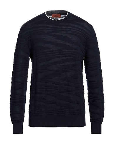 MISSONI Pullover Blu notte 80% Lana, 20% Viscosa
