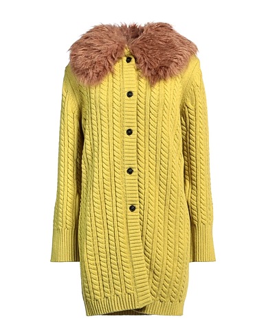 ERIKA CAVALLINI Cardigan Lime green 80% Wool, 20% Polyamide