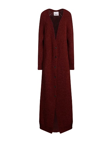 ERIKA CAVALLINI Cardigan Chocolate brown 41% Alpaca wool, 41% Mohair wool, 16% Polyamide, 2% Elastane