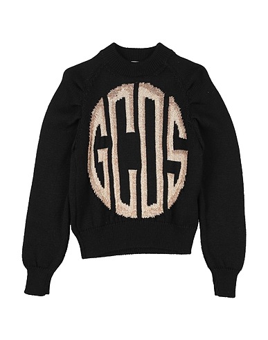 GCDS MINI Jumper Black 50% Merino Wool, 50% Acrylic