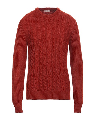 L.B.M. 1911 Pullover Rostrot 46% Acryl, 30% Wolle, 12% Mohairwolle, 12% Polyamid