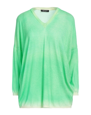ARAGONA Pullover Verde 100% Lana Merino