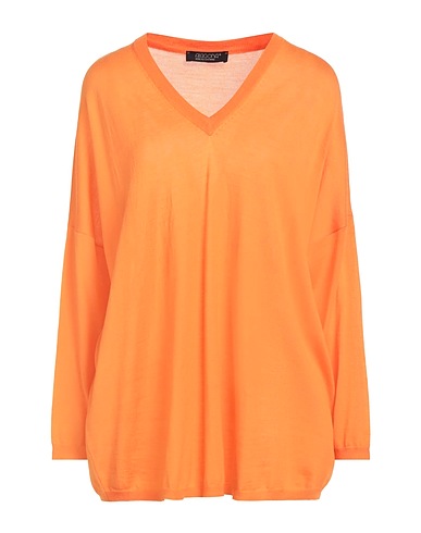 ARAGONA Pullover Arancione 100% Lana Merino