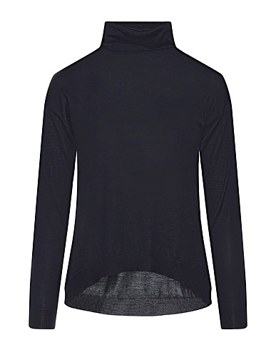 ARAGONA Polo neck Midnight blue 100% Wool