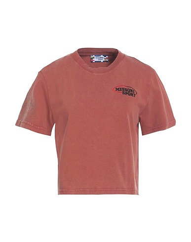 MISSONI Crop top SPORT Brown 100% Cotton