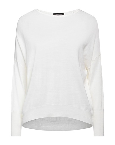 ARAGONA Pullover Off white 100% Lana Merino