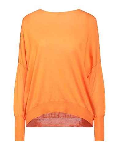 ARAGONA Pullover Arancione 100% Lana Merino