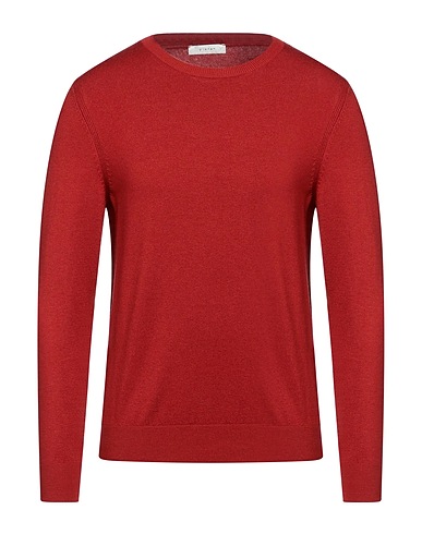 DIKTAT Pullover Mattone 40% Viscosa, 30% Poliammide, 25% Acrilico, 5% Cachemire