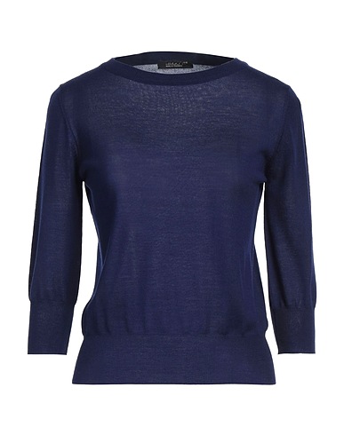 ARAGONA Sweater Navy 100% Merino Wool