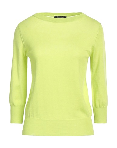 ARAGONA Pullover Verde lime 100% Lana Merino