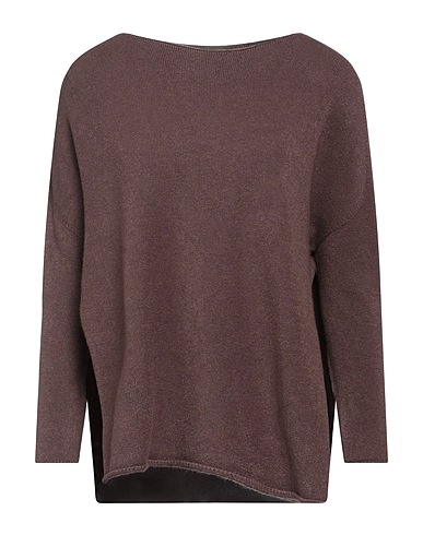 SUFÉ  Firenze Jumper Brown 50% Viscose, 27% Polyester, 23% Polyamide