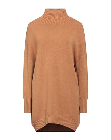 SUFÉ  Firenze Rollkragenpullover Kamel 50% Viskose, 27% Polyester, 23% Polyamid