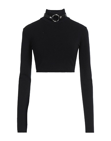 1017 ALYX 9SM Polo neck Black 89% Viscose, 8% Polyamide, 3% Elastane