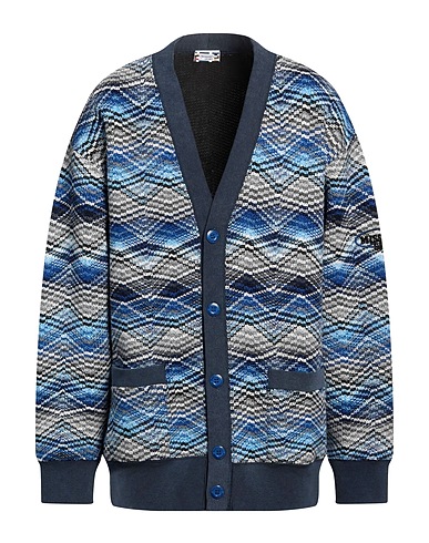 MISSONI Cardigan Blue 51% Polyester, 49% Wool, Cotton