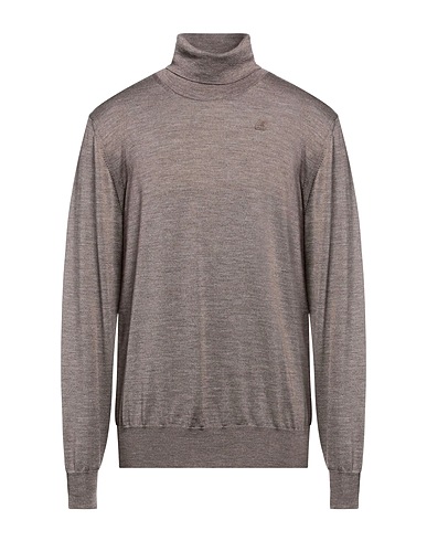 K-WAY Turtleneck Beige 100% Virgin Wool