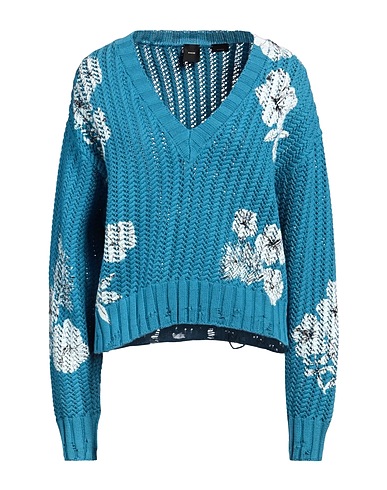 PINKO Jumper Azure 100% Cotton