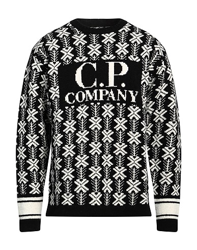 C.P. COMPANY Sweater Black 100% Virgin Wool