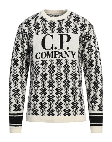 C.P. COMPANY Sweater Ivory 100% Virgin Wool
