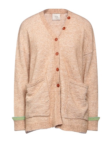 ALYSI Cardigan Beige 36% Polyamide, 30% Laine, 30% Laine mohair, 4% Élasthanne