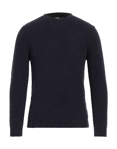 +39 MASQ Pullover Nachtblau 75% Baumwolle, 20% Polyamid, 5% Elastan