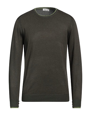 AVIGNON Jumper Dark green 30% Wool, 18% Viscose, 18% Acrylic, 17% Polyester, 17% Nylon