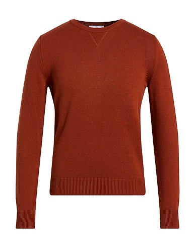 BELLWOOD Jumper Brick red 90% Cotton, 10% Cashmere