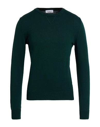 BELLWOOD Jumper Emerald green 90% Cotton, 10% Cashmere
