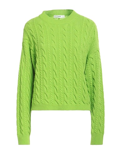 SUOLI プルオーバー ライムグリーン バージンウール 40% / レーヨン 25% / ナイロン 25% / カシミヤ 10%