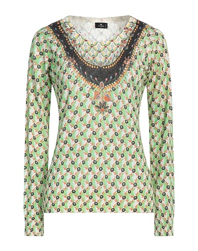 ETRO Jumper Light green 55% Silk, 45% Cashmere