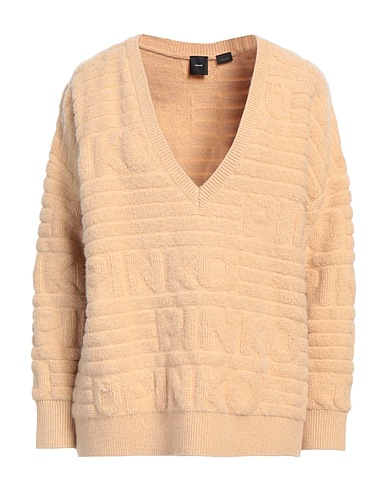PINKO Pullover Beige 42% Acrilico, 30% Poliestere, 28% Poliammide