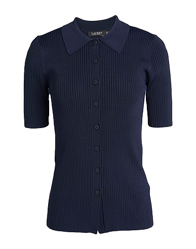 LAUREN RALPH LAUREN Cardigan Navy blue 78% Viscose, 22% Nylon