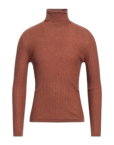 BALLANTYNE Polo neck Brown 100% Wool
