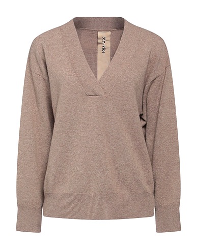 SIR-VICE Jumper Khaki 73% Wool, 13% Cashmere, 13% Polyamide, 1% Elastane