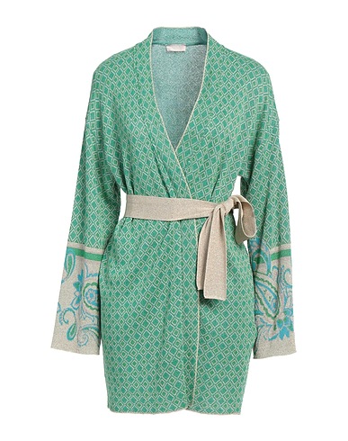 LIU •JO Cardigan Green 76% Viscose, 12% Polyamide, 12% Metallic Polyester