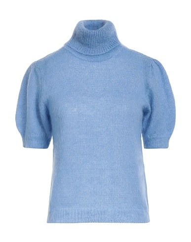 P.A.R.O.S.H. Polo neck Light blue 50% Mohair wool, 32% Polyamide, 18% Wool
