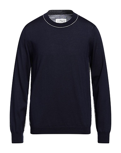 MAISON MARGIELA Jumper Midnight blue 98% Wool, 2% Cotton