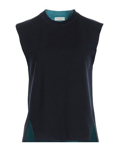 MAISON ULLENS Maglia Gilet Blu navy 70% Cachemire, 30% Seta