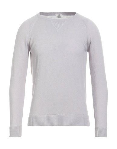 LUIGI BORRELLI NAPOLI Jumper Light grey 70% Virgin Wool, 20% Silk, 10% Cashmere