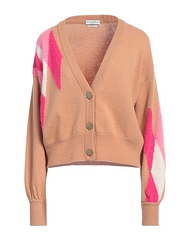 BALLANTYNE Cardigan Camel 76% Wool, 13% Cashmere, 7% Mohair wool, 4% Polyamide