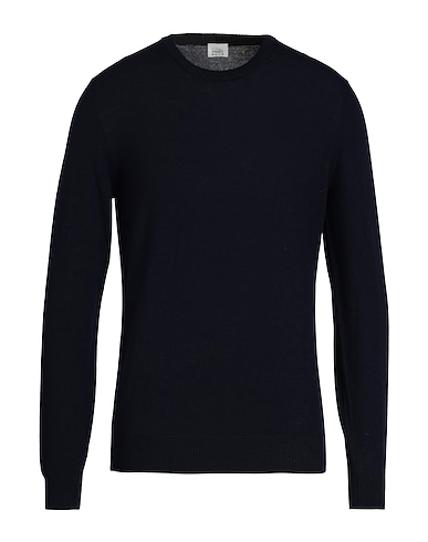 LUIGI BORRELLI NAPOLI Pullover Blu notte 100% Lana Vergine