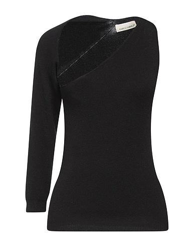 CARTA LIBERA Top Schwarz 50% Viskose, 27% Polyester, 23% Polyamid