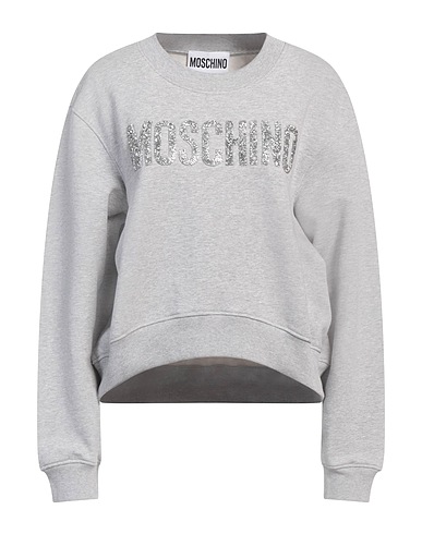 MOSCHINO Sweatshirt COUTURE Light grey 100% Cotton