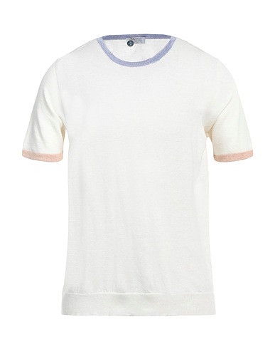 HERITAGE Pullover Blanc 68% Lin, 32% Coton