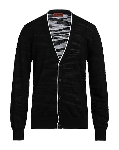 MISSONI Cardigan Black 80% Wool, 20% Viscose