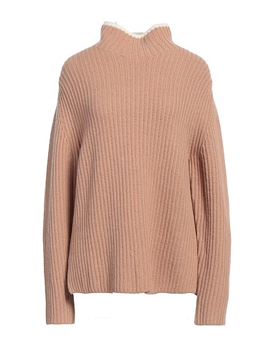 THEORY Polo neck Camel 89% Wool, 10% Cashmere, 1% Other Fibres